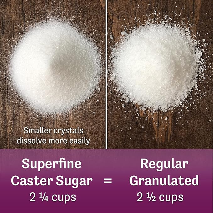 Judee's Gluten Free Superfine Caster Sugar - Ideal Caster Sugar for Baking Delicate Desserts - Gluten-Free Resealable Pouch - 80 oz, Pack of 1
