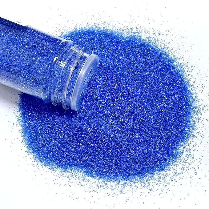 PhilaeEC Royal Blue Sanding Sugar Edible Sparkling Crystals for Baking Cake Decoration Cookie Ice Cream Cupcake Toppers Wedding Party Valentines Halloween Christmas Supplies 5oz