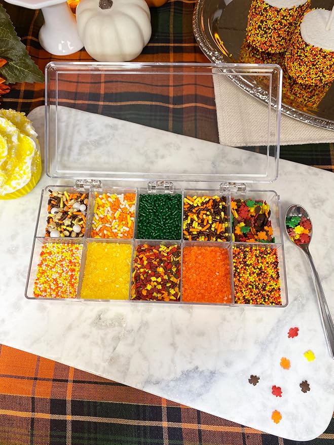 Mystic Sprinkles Autumn/Harvest/Thanksgiving Sprinkle decorating Kits (Sweater Weather Sprinkle Decorating Kit 7.1oz)