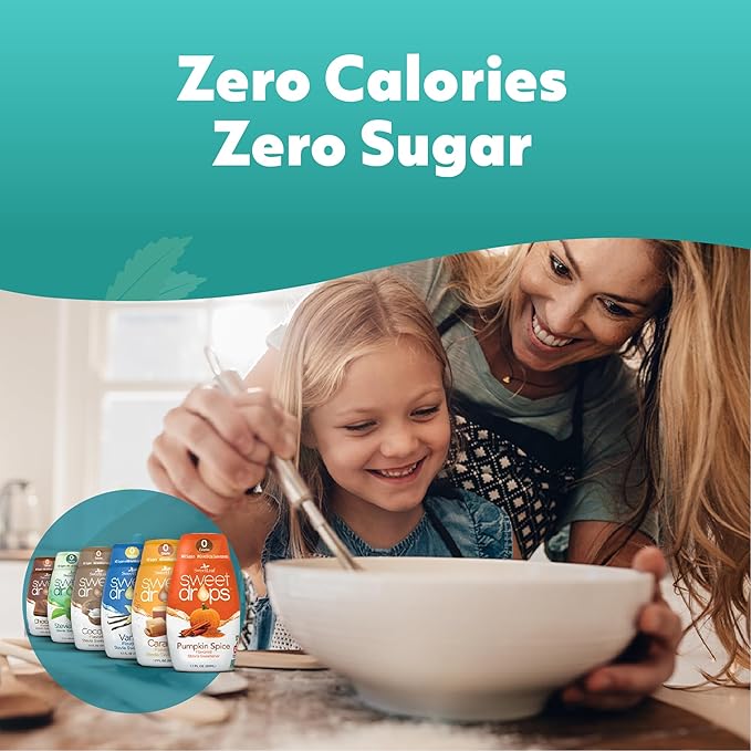 SweetLeaf Sweet Drops Caramel Stevia Liquid Sweetener - Flavor Foods, Keto Coffee with Sugar Free, 0 Calorie, Non-Glycemic Response SweetLeaf Stevia Drops, 1.7 Fl Oz Ea (Pack of 3)