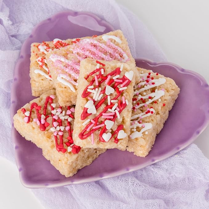 Sweets Indeed Sprinkles Bulk 10 ounce Edible Sprinkle Mix Perfect for Cake Decorations Baking Ice Cream Cookies Cupcake Topper (Sweatheart Jimmies)
