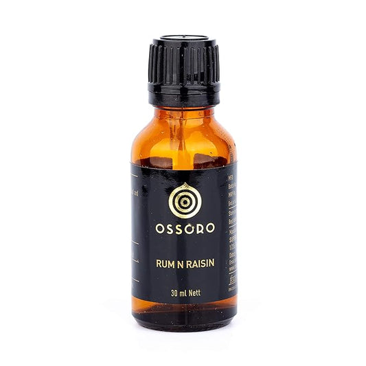 Ossoro Essence Rum N Raisin Food Flavour with No Sugar Added, Non-GMO, Gluten-Free Flavors Perfect for Cakes, Snacks, Ice creams, Candies, Baking