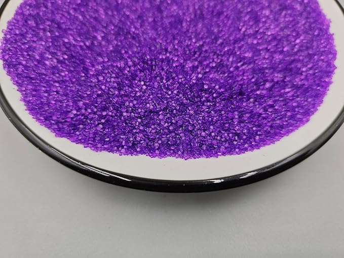 Edible 5 Ounce Coarse Decorative Purple Sanding Sugar Sprinkles for Baking, Sparkling Crystals for Cakes, Cookies, Cupcakes, Ice Cream Topping and Rimming Sugar