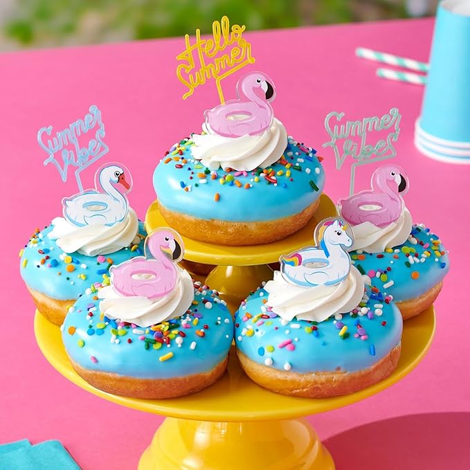DecoPac Rainbow Party Fusion Mix Sprinkles, 26oz, Shaped Candy Sprinkles in Handheld Container, Magical Edible Decorations For Celebration Cakes, Cupcakes, Cookies and Donuts