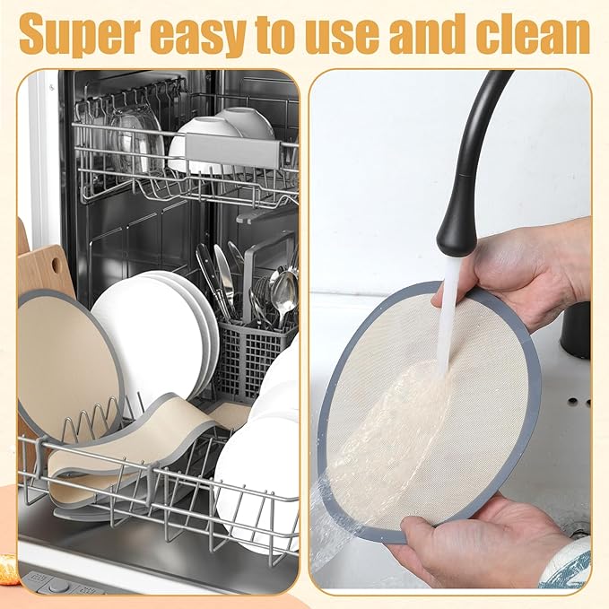 2 Pcs Silicone Baking Mat for Springform 9 inch Pan Cheesecake Non Sick Pan Protector Prevent Cake from Sticking to Bottom and Side Easy Clean Non Sick for Baking Cheesecake Pans