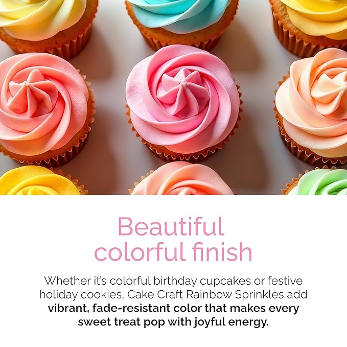 Cake Craft Coloring Gel Kit– 12 Vibrant Colors | Edible Food Coloring for Icing, Fondant, Cake Batter, Cookies & More | Concentrated Formula