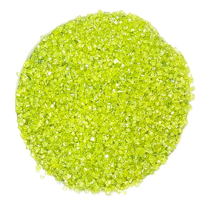 Ultimate Baker - Sanding Sugar, Green - Vibrant, Naturally Colored Baking & Decorating Sugar, Perfect for Sprinkling on Cakes, Desserts & Ice Cream, Medium Crystal - 80oz