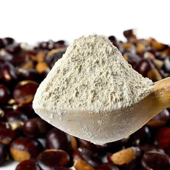 Sanniti Italian Gluten Free Chestnut Flour, 500 grams (Pack of 2)