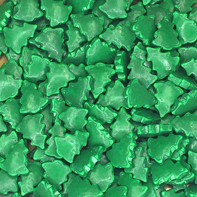 COOL MOM SPRINKLES Christmas Tree Sprinkles Medley (4 oz.) – Themed Sprinkles for Decorating Cakes, Cupcakes, Cookies & Desserts – Mixed in the USA/Gluten-Free