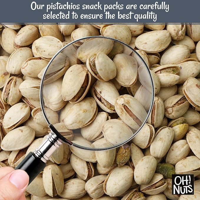 Oh! Nuts Spiced Pistachios – Garlic & Onion, 2 LB – Bold Savory Snack, Roasted Pistachios Seasoned to Perfection – Packed in Resealable Bag for Lasting Freshness