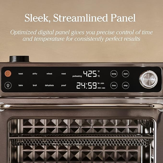 Our Place Large Wonder Oven Pro | 8-in-1 Digital Countertop Oven with Large 32Qt quarts | Non-toxic, Quartz & Stainless Steel | Air Fry, Toast, Roast, Bake, Broil, Reheat & Dehydrate | Blue Salt