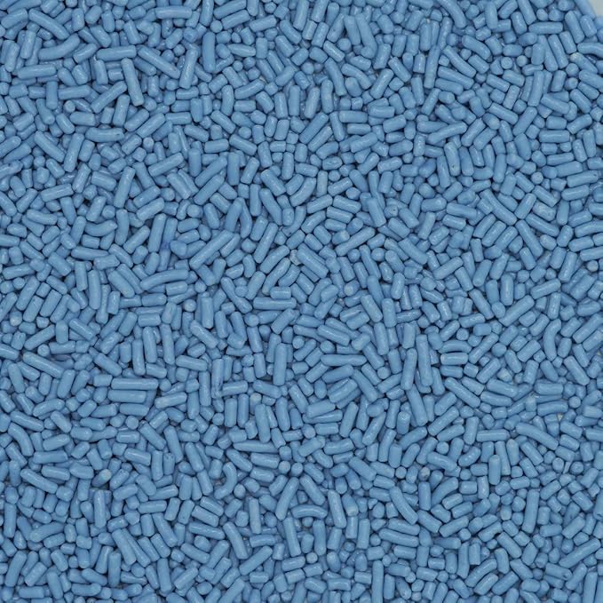 Sprinkles Edible Soft Jimmies Soft Sprinkles for Topping Ice Cream, Cookies, Cakes, Cupcakes, Dessert Decorating MADE IN USA 4 oz (LIGHT BLUE)