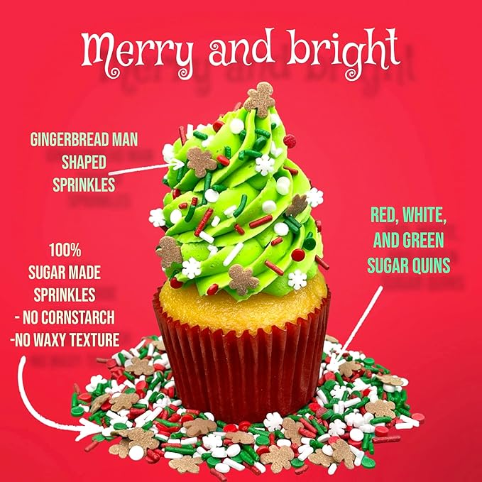 Christmas sprinkles | Sprinkles | Christmas jimmies | Cookie sprinkles