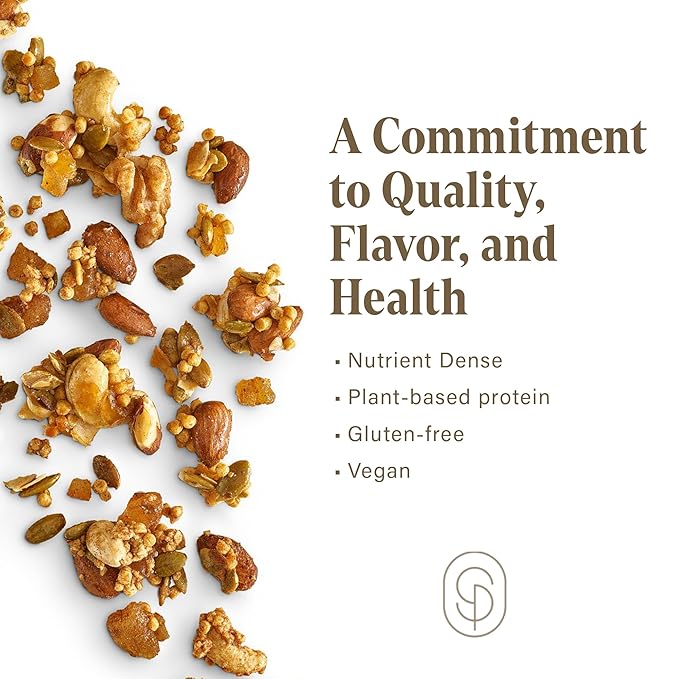 Purely Sprouted Nut and Seeds Snack Individual Packs – Grain and Gluten-Free, Vegan, Non-GMO, High-Protein, On-the-Go Bites - 8 Count