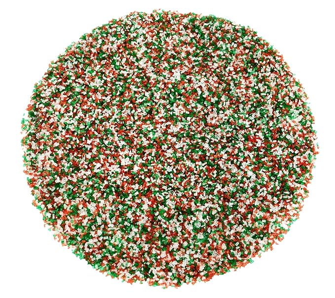 Mystic Sprinkles Christmas Holiday Sprinkle Mixes (Jingle All The Way Sugar Crystals 4.2oz)