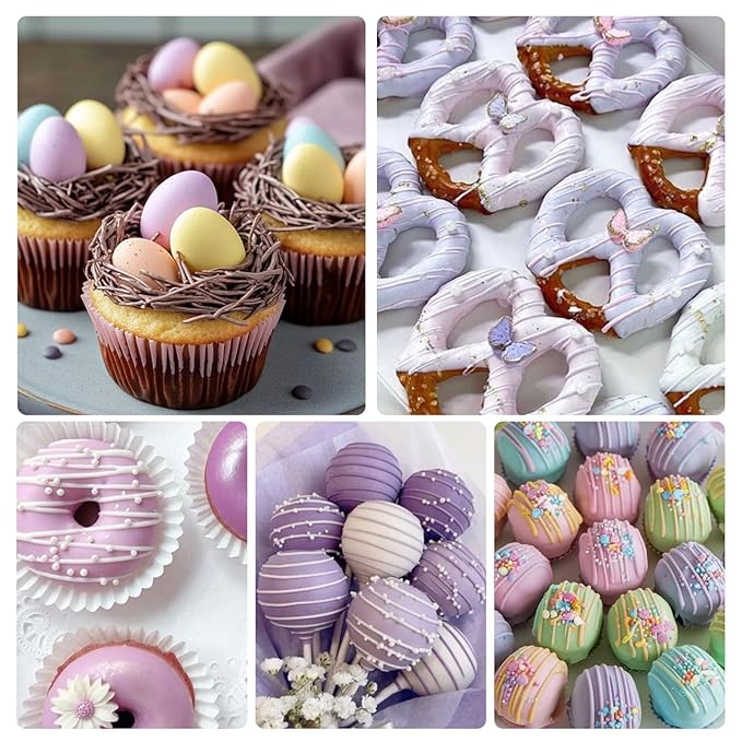 Violet Oil Based Food Coloring for Chocolates Melts - 30ML Tasteless Liquid Edible Oils Food Dye Candy Cookies Decorating, Vivid Oil Food Color Baking Frosting Cake Decorations,Soap Cosmetics, Non-GMO