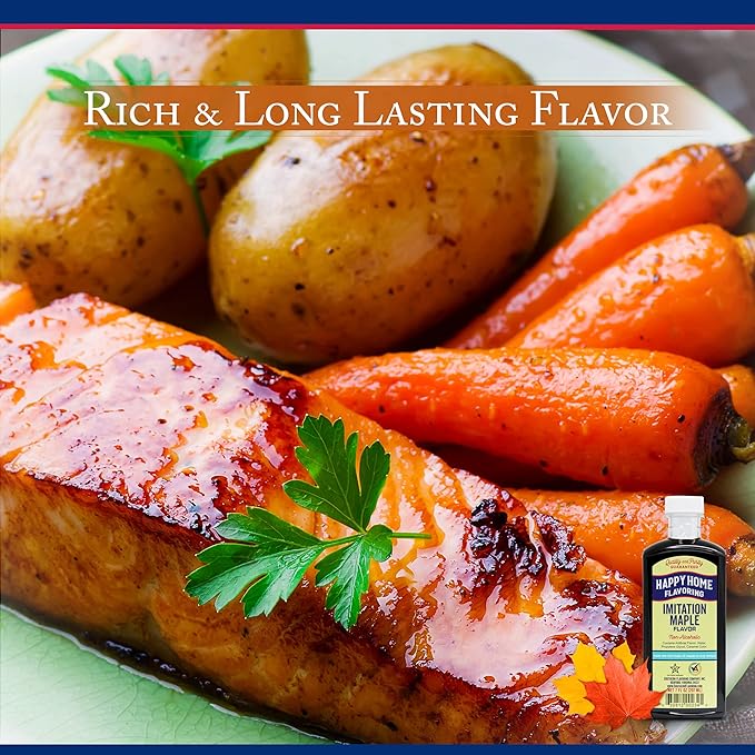 Happy Home Imitation Maple Flavoring, Non-Alcoholic, Certified Kosher, 7 oz.