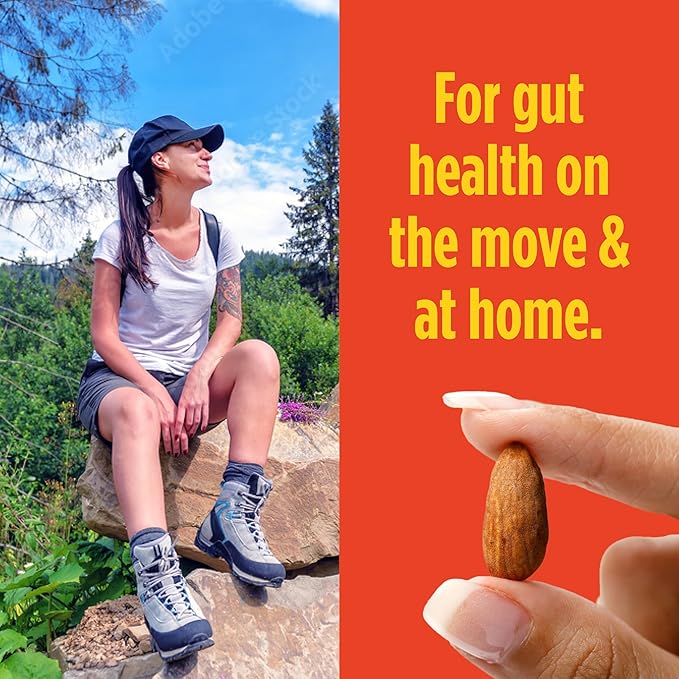 Gut Nuts - Fermented and Sprouted "Sourdough" Almonds for Gut Health - Tangy, Umami, & Salty Flavors - Super Crunchy Low Carb Keto Snacks - Low Sugar Prebiotic & Postbiotic Almond Snacks - 3oz Pouch (6 Pack) - by Philosopher Foods
