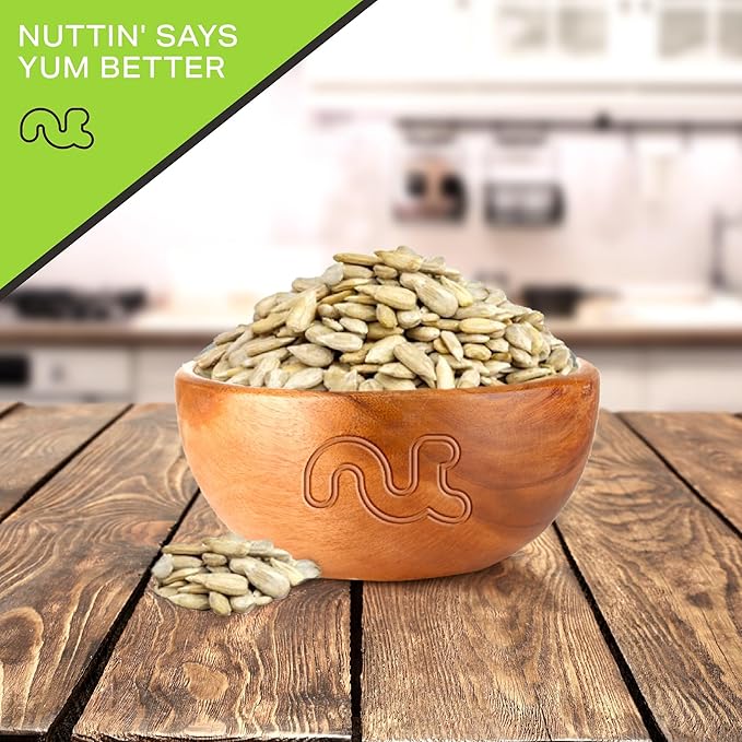 NUT CRAVINGS - Raw Sunflower Seeds Kernels to eat, Unsalted, Shelled Hulled, (48oz - 3 LB) Bulk Nuts Packed Fresh in Resealable Bag - Kosher Healthy Snack, Food Assortments Ideal for Trail Mixed Nuts