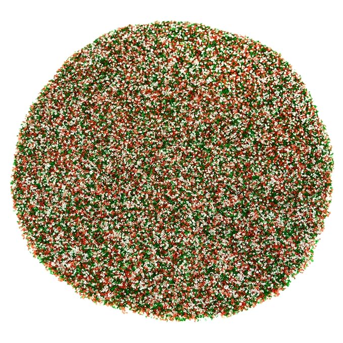 Mystic Sprinkles Christmas Holiday Sprinkle Mixes (A Classic Christmas In Silver Sanding Sugar 4oz)