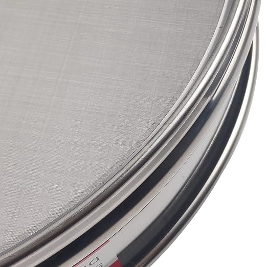 LABALPHA 150 Mesh Lab Sieves, 150 Mesh Test Sieve, 12'' Diameter, 304 Stainless Steel Wire Cloth (0.1mm)