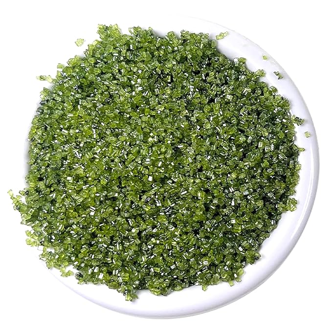 Ultimate Baker - Sanding Sugar, Holly Green - Vibrant, Naturally Colored Baking & Decorating Sugar, Perfect for Sprinkling on Cakes, Desserts & Confections, Medium Crystal - 8oz