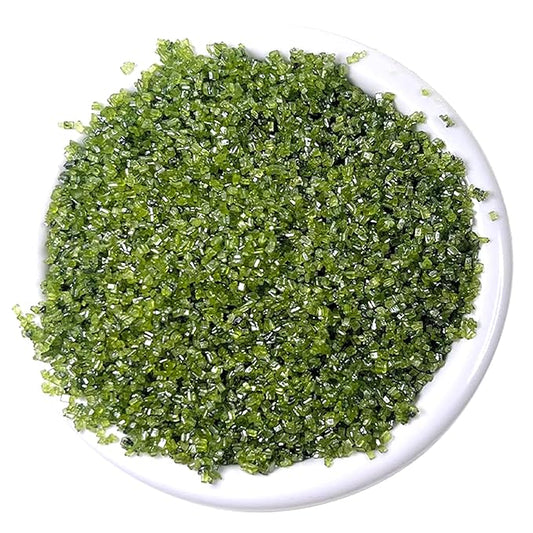 Ultimate Baker - Sanding Sugar, Holly Green - Vibrant, Naturally Colored Baking & Decorating Sugar, Perfect for Sprinkling on Cakes, Desserts & Confections, Medium Crystal - 8oz
