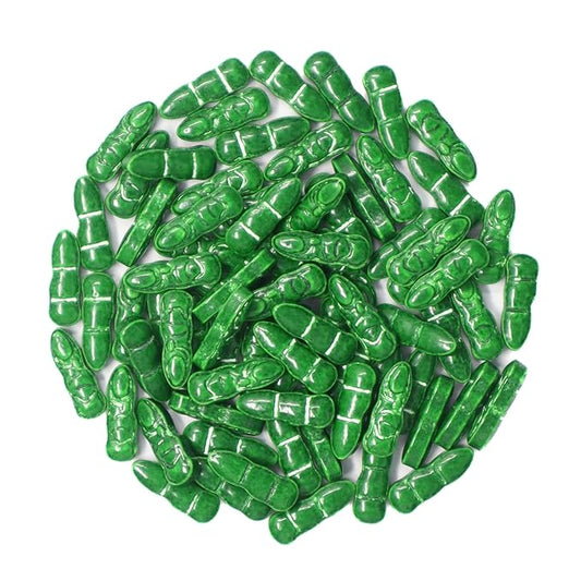 Mystic Sprinkles Halloween Candy Shape Sprinkles (Green Witches Fingers, 1 Pound Bag)