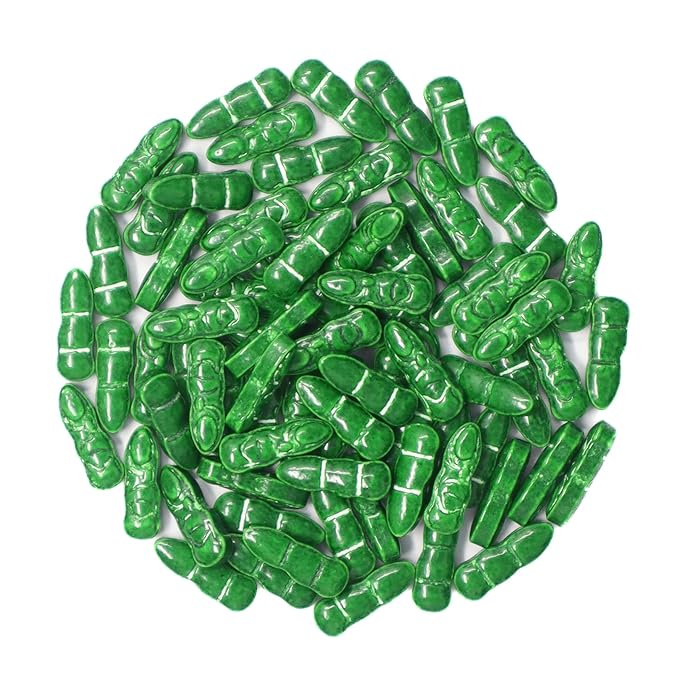 Mystic Sprinkles Halloween Candy Shape Sprinkles (Green Witches Fingers, 2oz Jars)