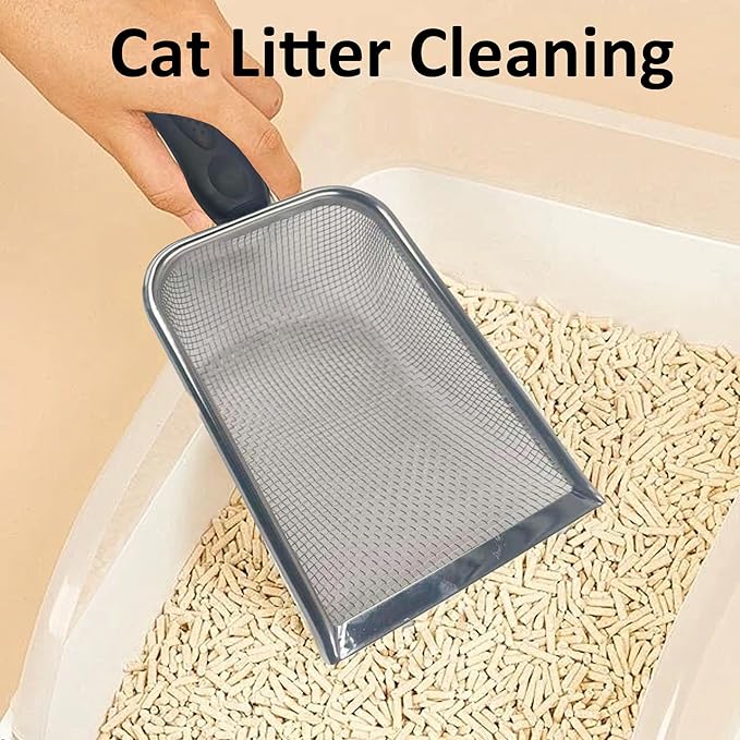 2Pcs Soil Sifter for Gardening, Stainless Steel Garden Sieve with Handle - 3mm&5mm Mesh Dirt Sifter for Compost Sand Rocks, Heavy-Duty Gardening Tool for Potting Landscaping and Planting