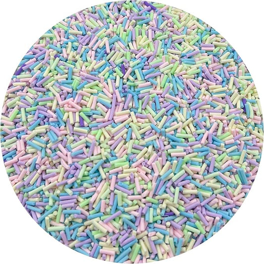 150g Fake Sprinkles Resin Sprinkles Clay Sprinkles Fake Candy Sprinkles Polymer Sprinkles Polymer Clay Slices for Resin Nail Slime Scrapbook DIY Art Crafts Making(256-mixed Color 8)