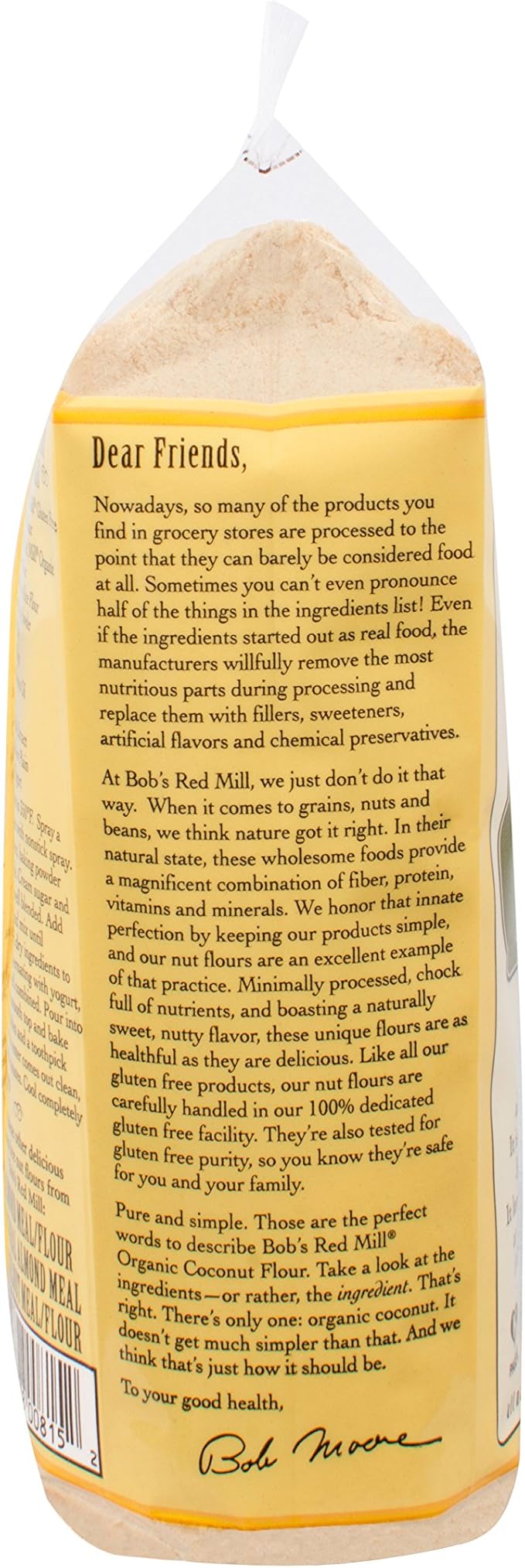 Bob's Red Mill Organic Coconut Flour, 16 Ounce (Pack of 4)