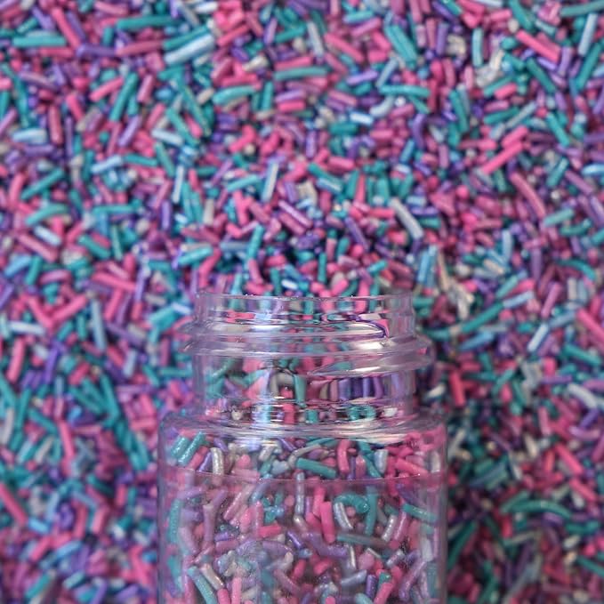 Confect Rainbow Sprinkles (Confetti Explosion)– Edible Multicolor Baking Toppings-Custom Blend Jimmies for Cake, Cupcake & Cookie Decorating – Vegan, Gluten-Free, Nut-Free, Soy-Free, Dairy-Free, Palm Oil-Free – 4.2 Oz
