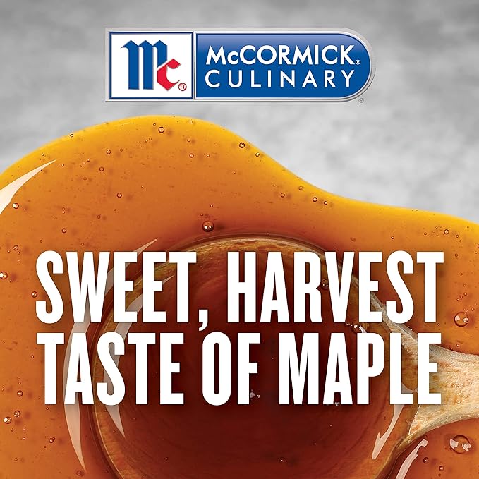 McCormick Culinary Imitation Maple Flavoring, 16 fl oz - One 16 Fluid Ounce Bottle of Maple Flavoring Extract for Baking, Use in Pancake Batter, Coffee, Cakes, Icings and More