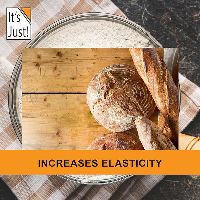 It's Just - Vital Wheat Gluten, 1.25lb, High Protein Wheat Flour, Vegan Friendly Seitan, Low Carb Bread, 20oz
