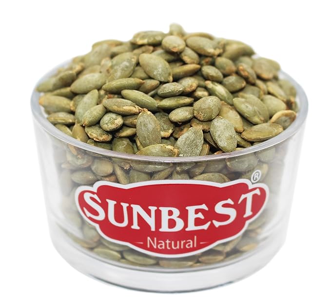Sunbest Natural Lightly Salted Roasted Pumpkin Seeds – 2 lb Bag – Pepitas Roasted Lightly Salted – Ready to Eat, Non-GMO, Vegan, Kosher – Nutritious Snack for On-the-Go & Recipes
