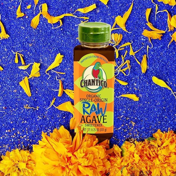 Chantico Agave Organic Sweetener (333g of each 4 pack, Raw), Diabetes-friendly, Easy addition to tea, coffee and baked goods
