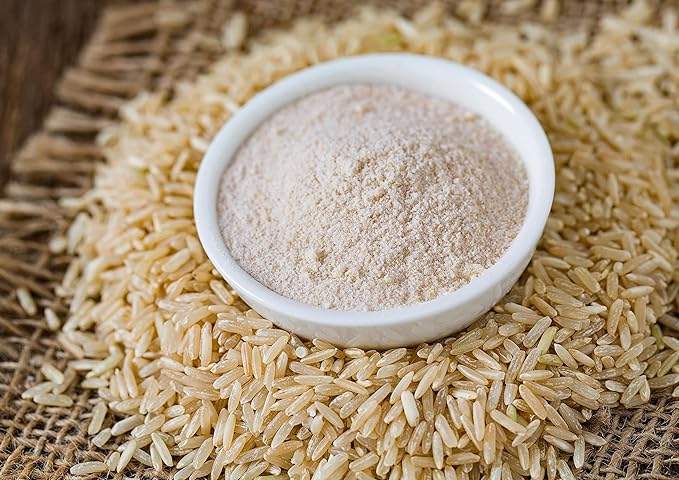 Food to Live - Gluten Free Organic Brown Rice Flour, 5 Pounds - Non-GMO Whole Grain Flour, Fine Meal, Vegan, Bulk. Rich in Fiber
