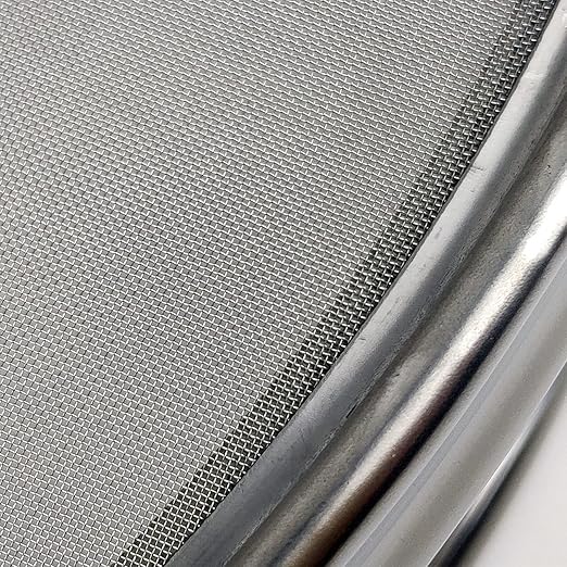 LABALPHA 60 Mesh Lab Sieves, 60 Mesh Test Sieve, 12'' Diameter, 304 Stainless Steel Wire Cloth (0.3mm)