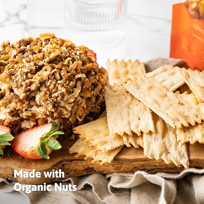 Rich Nuts Cinnamon Walnut Crunch Gourmet Sprouted Walnuts | Vegan, Organic, Paleo, Keto | Cinnamon, Maple Syrup, Maca & Sea Salt | Non-Roasted, Dehyrdated, Germinated, Raw & Whole | 4 Oz Bag (2 Pack)