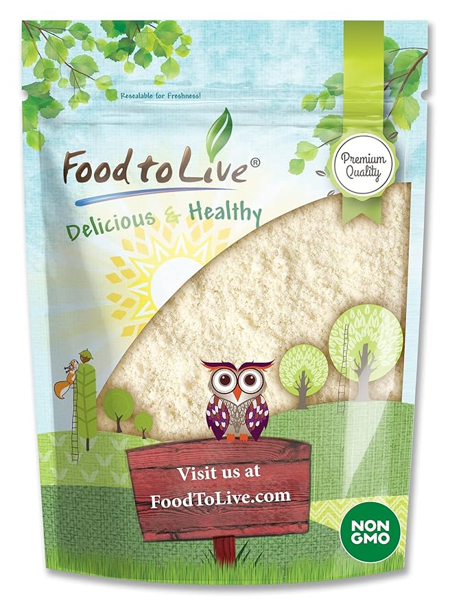 Food to Live - Blanched Almond Flour, 4 Pounds — Finely Milled, Raw, Vegan, Keto, Paleo. Good Source of Fiber, Protein, Vitamin E, Copper.