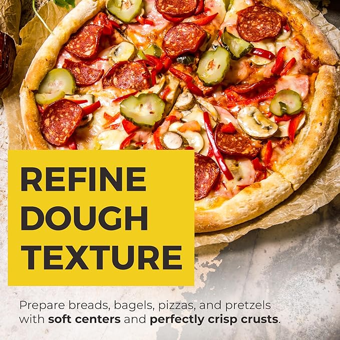 Diastatic Malt Powder (7oz) Dry Malt Powder for Baking, Improve Dough Rise, Enhance Bread Texture and Flavor, Perfect for Bread and Pizza, Non-GMO Sourced, Premium Quality, 100% Malted Barley Flour