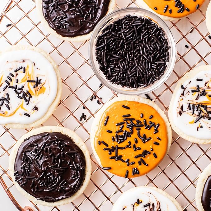Color Kitchen Dark Cocoa Sprinkles Natural Ingredients Baking Cake Decorations, Ice Cream, Cookie, Artificial Dye-free, Plant-Based Colors, Gluten-Free, Non-GMO, No Hydrogenated Oils, Soy-Free, Kosher, 2 LB