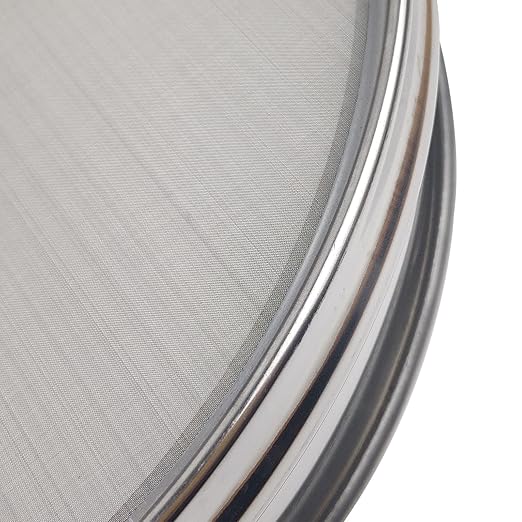 LABALPHA 120 Mesh Lab Sieves, 120 Mesh Test Sieve, 12'' Diameter, 304 Stainless Steel Wire Cloth (0.125mm)