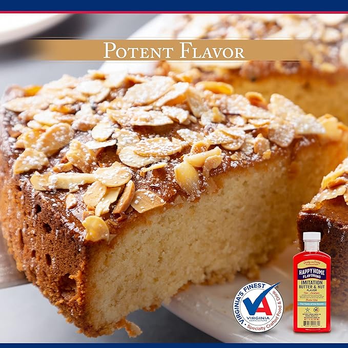 Happy Home Imitation Butter & Nut Flavoring, Non-Alcoholic, Certified Kosher, 7 oz.