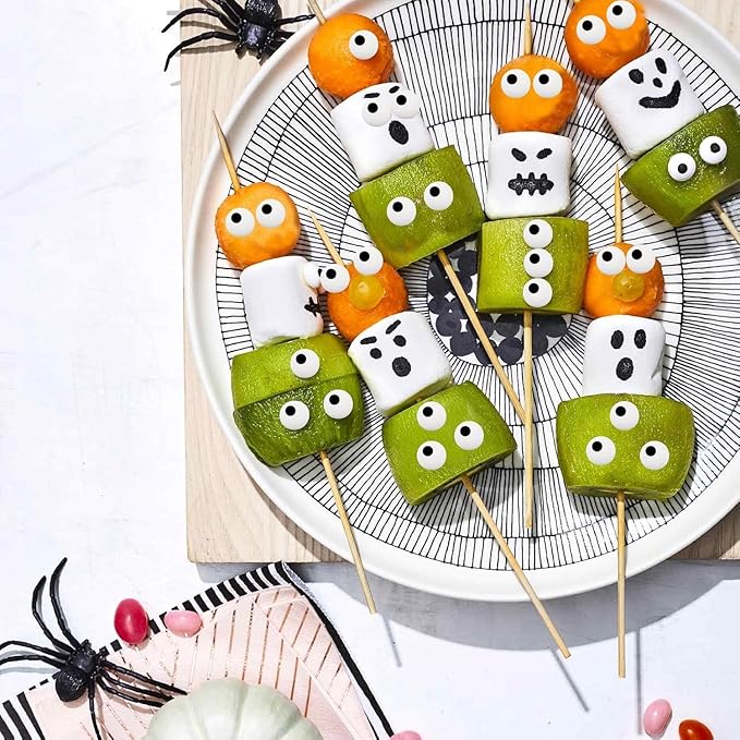 Sarah's Candy Factory Medium Size (0.4 inches) 2.82 Oz in Bottle Candy Eyes Eyeballs for Cake, Cupcake Toppers, Cookie Decorations Edible Sugar Icing Kosher in a Bottle