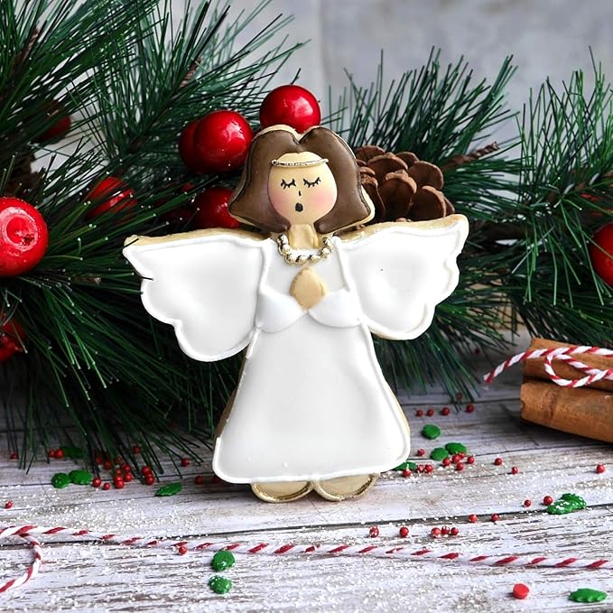 Angel Cookie Cutter, Premium Food-Grade Stainless Steel, Dishwasher Safe
