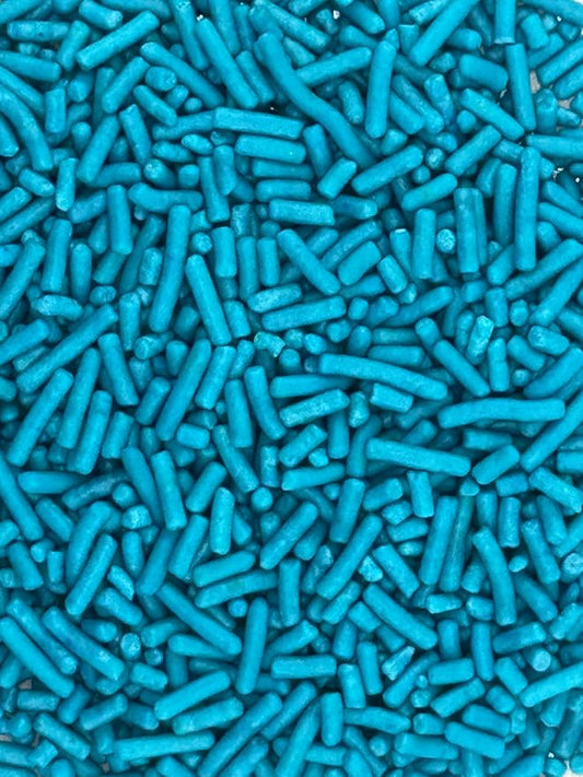 Teal Blue Sprinkles for Baking Cakes, Cupcakes, Cookie Decorations, Ice Cream and Donut Toppings Edible Decorating Baking Supplies - 4 oz package (Teal)