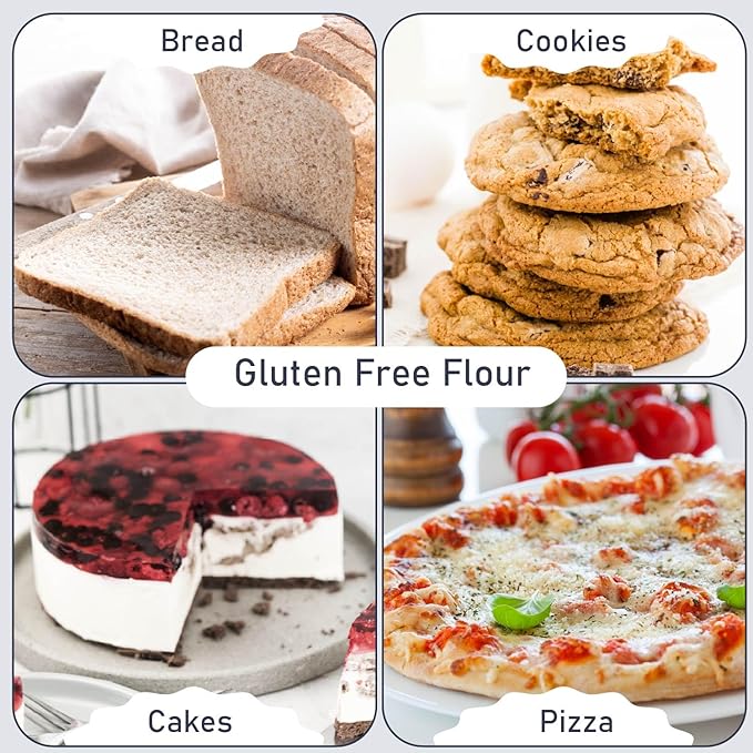 Great River Milling Gluten Free All Purpose Flour | Made from All Purpose Gluten Free Baking Alternative Ingredients | Non-GMO, Glyphosate Free, Kosher, Vegan Certified | 2 Lb