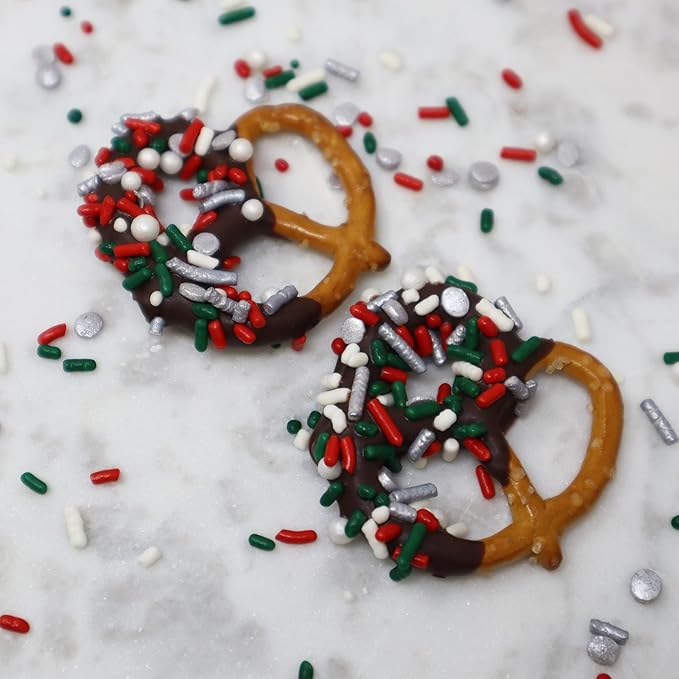 Mystic Sprinkles 4 Cell Sprinkle Assortments (A Classic Christmas in Silver, Midi)